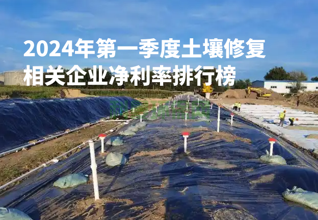 2024年第一季度土壤修復相關企業凈利率排行榜